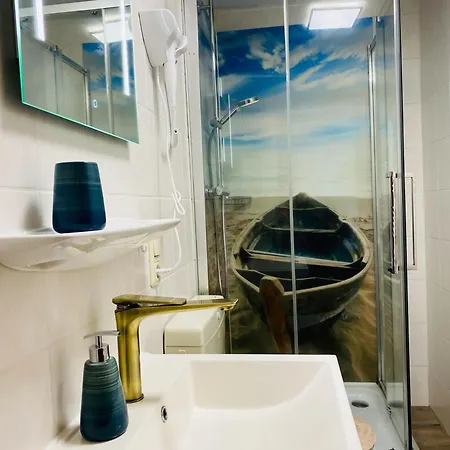 Apartmán Gaestehaus Am Museumshafen *